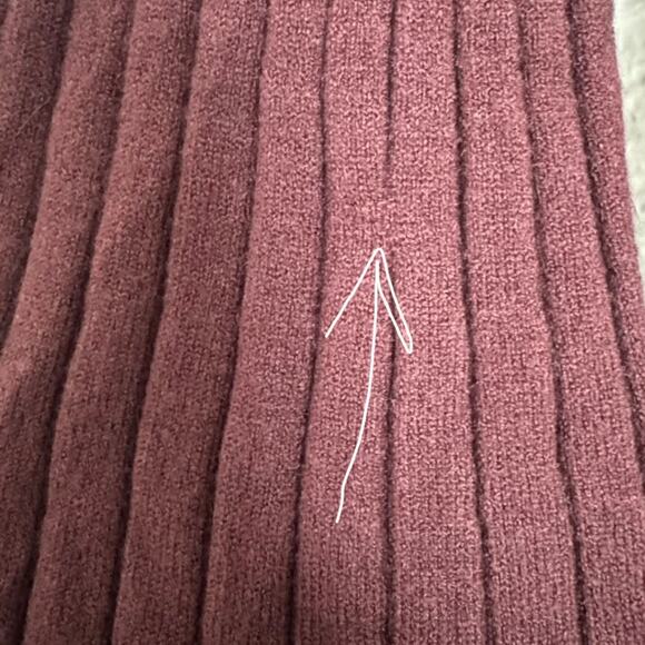 PAIGE Bel Dress in Oxblood - Picture 7 of 9